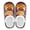 Halloween Teddy, variant on Travel Slippers for Women/Men, Plush Non-Slip House Slippers Diy Happy Puppy Printed Winter Slippers M