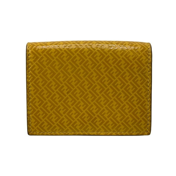Pre-Owned FENDI Louis Vuitton Wallet 7M0280 Compact FF Tri-fold Coin Purse Bills Cards Men's...