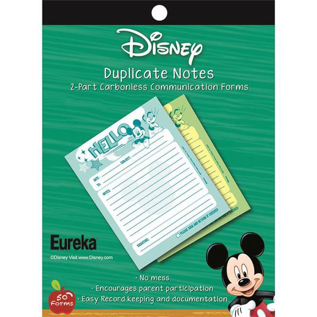 Eureka EU-863202-3 Mickey Bonjour Dupliquer les Notes - 3 Unité