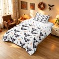 thumbnail image 2 of Homewish Cartoon Bat Twin Comforter Sets, Halloween Wildlife Bedding Set,, White Gray Brown Green, Polka Dots Reversible, 2pcs 1 Comforter and 1 Pillowcase, 2 of 5
