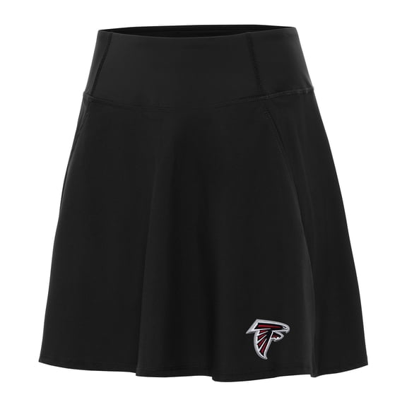 Women's Antigua Black Atlanta Falcons Chip Skort