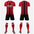 thumbnail image 2 of 21/22 Home Kits de fútbol para niños Camiseta de tiras azules Camiseta de fútbol Traje de entrenamiento Adulto-AC Milan Home IBRAHIMOVIC 11-L BmatwkZeng Bmatwe Jersey, 2 of 2