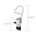 thumbnail image 2 of 20 PCS Clothespin Hat Pants Storage Hanging Travel Hook,Space-Saving Hanger Clips,Multi Function Clip Hooks,Portable Stainless Steel Laundry Hanging Hooks Clips for Closet,Towel,Boot,Sock,Glove, 2 of 9