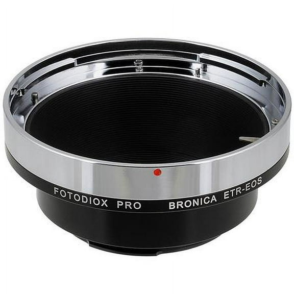 Pro Mount Adapter for Bronica ETR Lens to Canon EOS EF-Mount Camera, No Focus Confirmation Chip