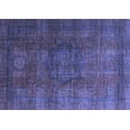 thumbnail image 1 of Ahgly Company Indoor Rectangle Abstract Blue Modern Area Rugs, 3' x 5', 1 of 4