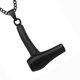 thumbnail image 5 of Colgante de pelo Hugo de acero inoxidable Negro, 5 of 6
