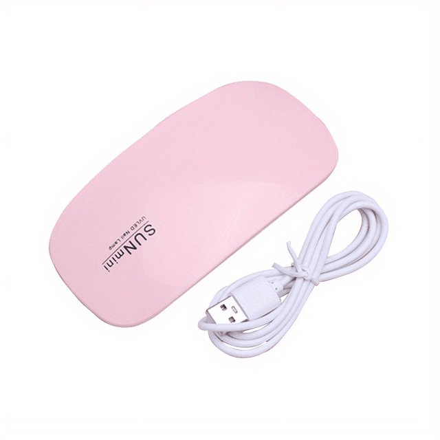 Mini Nail Polish Glue Drying Lamp USB Interface Folding Mini Mouse Light Therapy Lamp LED Nail Enhancement Lamp