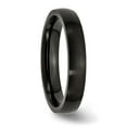 thumbnail image 4 of Chisel Stainless Steel Brushed Black IP-plated 4mm Band, 4 of 7