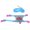 2, variant on Gieenan Cute Grid Bowknot Vest Leash Harness Adjustable Small Harness Rope for Outdoor Pet Bunny Gerbil Mouse Guinea Pig