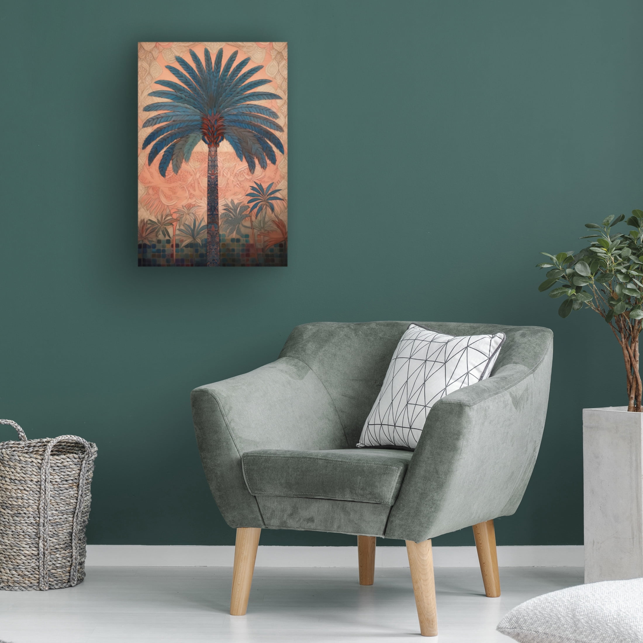 Canvas Wall Art - Sasha 'South Beach I' Wall Art for Living Room, Bedroom, or Office Décor by Trademark Fine Art - 12 x 19 Inches