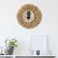 thumbnail image 4 of 2x Decoración Colgante De Pared De Paja 40cm Tapiz Arte Artesanía Decoración De La Habitación Del Hogar Sunnimix Tapiz para colgar en la pared, 4 of 8
