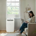 thumbnail image 2 of LG 12,000 BTU (DOE) 450 Sq. Ft  115-Volt Portable Air Conditioner with Heat, Dehumidifier Function and Wi-Fi Control, LP1025WHSM, 2 of 20