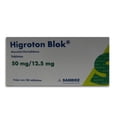 thumbnail image 1 of Atenolol / Clortalidona Higroton Blok 50 mg /12.5 mg 28 tabletas, 1 of 1