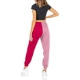 thumbnail image 3 of Sngxgn Womens Sweatpants Comfy Lounge Pants Joggers Workout Casual(Hot Pink,XL), 3 of 8