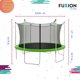 thumbnail image 2 of Trampolín Brincolín 10 pies Fuxion Sports, 54 Resortes verde Unitalla, 2 of 7