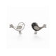 thumbnail image 1 of Aretes de plata .925 BELLAPLATA MF broquel Gorriones del amanecer de plata reflejante, 1 of 4