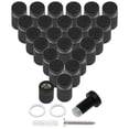 thumbnail image 2 of 48Pcs Standoff Screws, Wall Sign Standoff Mounting Hardware Advertising Glass Standoff Nail for Hanging, Black, 2 of 7