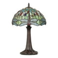thumbnail image 2 of CHLOE Lighting EMPRESS Tiffany-style Dark Bronze 1 Light Table Lamp 12" Shade, 2 of 5