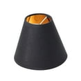 thumbnail image 4 of Pantalla de lámpara Strade Fareast Limited redonda de tela para apartamento cocina negro, 4 of 8