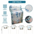 thumbnail image 6 of Seahorse Coastal Table Runner 36 Inches, Summer Nautical Starfish Coral Ocean Bed Runner Dresser Scarves Tabletop for Indoor Outdoor Parties/Ceremony/Banquet, 13"x 36", 6 of 8