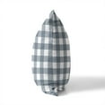 thumbnail image 4 of Proper Gingham Blue Throw Pillow, 4 of 4