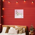 thumbnail image 2 of Stupell Industries Christmas Lights Dachshund Canvas Wall Art, design by Carol Robinson, 17 x 17, 2 of 7