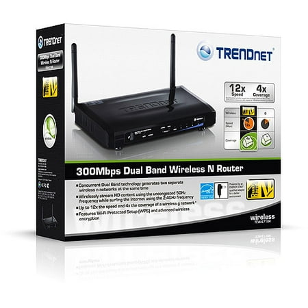 TRENDnet TEW-671BR - Wireless router - 4-port switch - 802.11a/b/g/n (draft