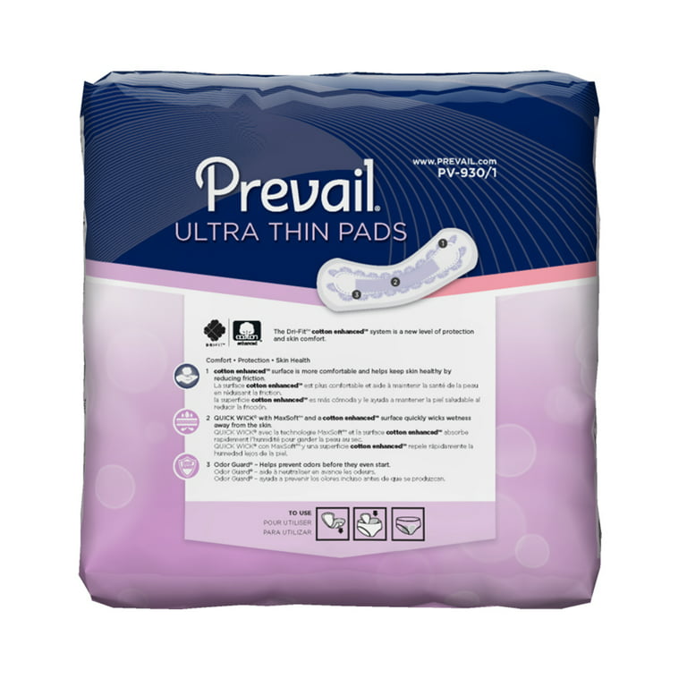 Incontinence Pads  Prevail Bladder Control Pads for Women for