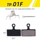 thumbnail image 2 of 1 par de pastillas de freno de disco de bicicleta MTB para piezas de bicicleta de ciclismo BB5 M446 (TP01F) Tmvgtek paseo en bicicleta, 2 of 7