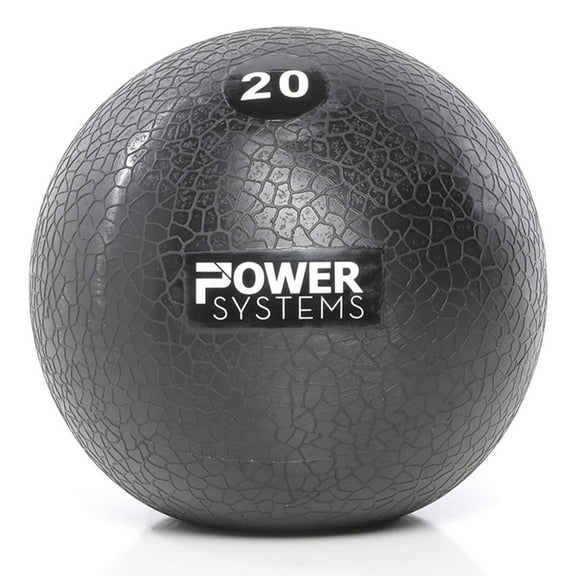 Power Systems MEGA Slam Ball Prime (20 lb), No-Bounce 10" Medicine Ball for Strength & Core Training