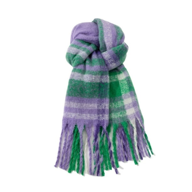 Bufanda cálida de invierno for mujer, chal largo, bufandas grandes, bufandas gruesas for clima frío, bufandas grandes y gruesas de gran tamaño.