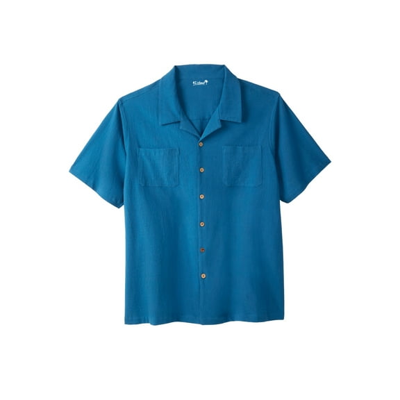 KingSize Men's Big & Tall Gauze Camp Shirt