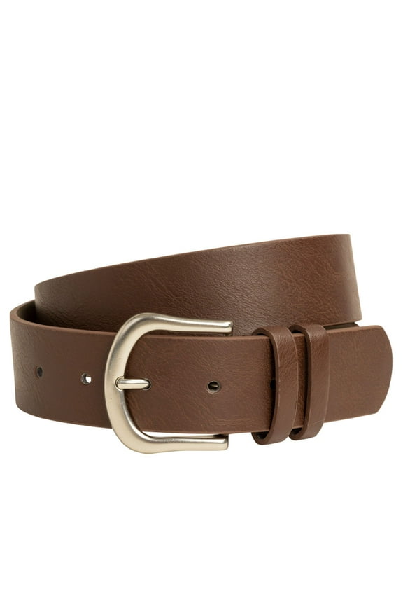 Women's Double Loop Harness Belt, Brown