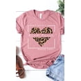 thumbnail image 5 of Free Spirit Leopard Heart Graphic Tee T-Shirt PLUS, 5 of 7