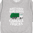 thumbnail image 3 of Inktastic Just a Boy Who Loves Garbage Trucks Toddler Sweatshirt, 3 of 4