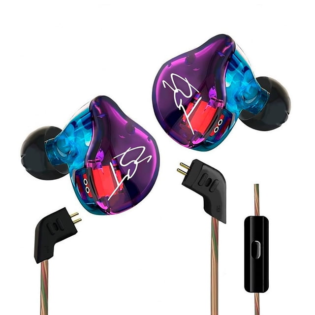 Audífonos Híbridos Binden ZST Pro Dual Drivers Gamer multicolor con Mic