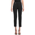 thumbnail image 2 of Kasper Pantalones casuales plisados para mujer, negro, 6, 2 of 2