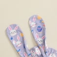 thumbnail image 6 of Okbabeha Newborn Baby Boy Girl Easter Outfit Bunny Ear Hoodie Romper Long Sleeve Jumpsuit Infant Spring Clothes, 6 of 7