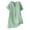 Green, variant on Aueoeo Women's Plus Size Tops, Women's Casual V Neck T-Shirts Short Sleeve Summer Cute Tunic Tops Tees Loose Solid Basic Blouses