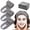 Gray, variant on VigorousTrade Spa Facial Headband Head Wrap Terry Cloth Headband 4 Counts Stretch Towel for Bath, Makeup and Sport (White)