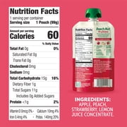 Beech-Nut Fruities Stage 2 Baby Food, Apple Peach & Strawberries, 3.5 oz Pouch