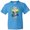Pacific Blue, variant on Inktastic He Is Risen Floral Print Cross with Beautiful Flowers Youth T-Shirt