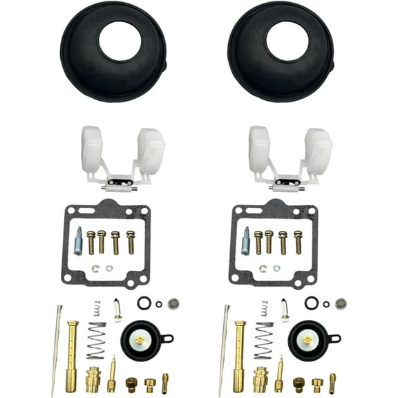 2 x Shtlyh Carb Carburetor Repair Rebuild Kit diaphragm Vacuum Fit for yamaha XV750 Virago 750 1988-1997
