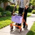 thumbnail image 5 of Gsanu Walker Storage Bag, Under Seat Organizer for Rollator Walker, Removable Design, Fabric Storage Basket with Handles for Groceries and Personal Items, 5 of 5