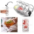 thumbnail image 2 of Molde redondo para hacer cubitos de hielo, herramienta para hacer helados, para Hockey sobre hielo, Whisky, cóctel, Vodka, bola, Bar, fiesta, cocina, 4 agujeros, 2 of 4