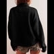thumbnail image 5 of Suéter Cárdigan de Larga para Mujer, con Botones, de Punto, con Bolsillos, Informal, Holgado, para Otoño. Negro M, 5 of 9