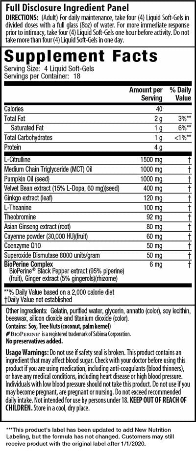 Irwin Naturals Steel-Libido RED – 75 Liquid Soft-Gels