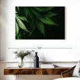 thumbnail image 3 of Elephant Stock Marijuana Sensation Wall Art - Horizontal Canvas Wall Art - Living Room Wall Decor - Hobbies And Lifestyle Canvas - Black And Green Decor - 39" x 26", 3 of 8