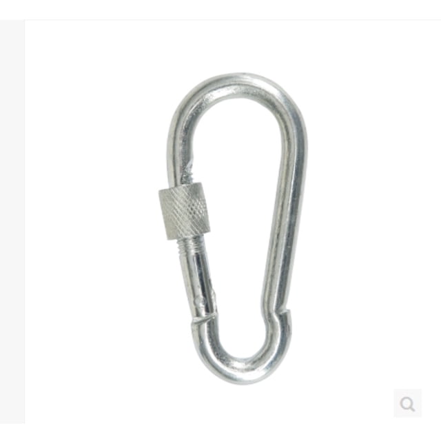 8 ganchos de seguridad galvanizados de 8*80 mm con ganchos hembra resistentes aptos for fijación de cadenas y cuerdas