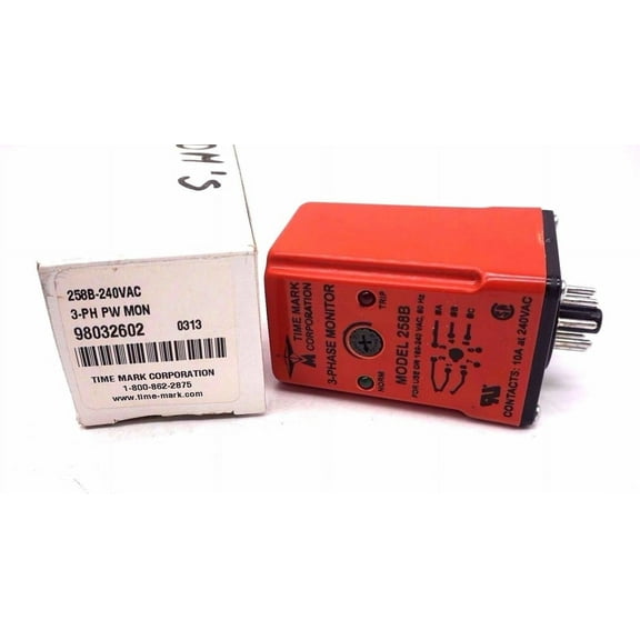 TIME Mark 258B 3-Phase Monitor 258B240VAC